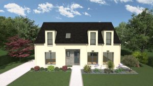 Projet terrain  + maison 6 chambres RE2020