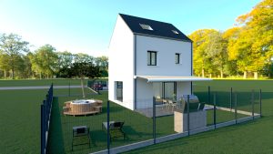 Construction sur terrain de 354 m²